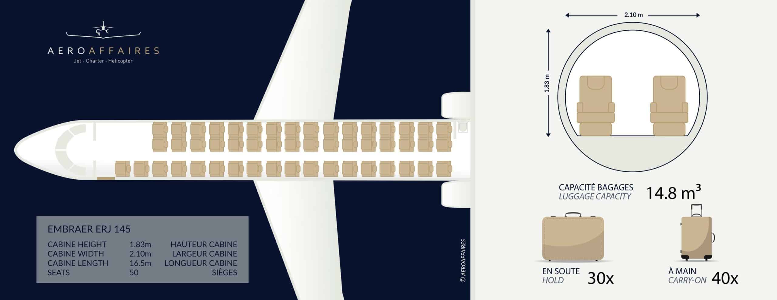 aa erj 145 seat map