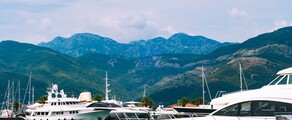 Tivat jet privé / La baie de Tivat
