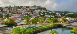 ville colorée de Fort-de-France en Martinique