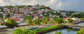 ville colorée de Fort-de-France en Martinique