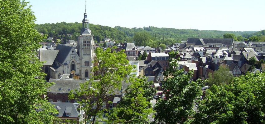 Bernay vue de la ville