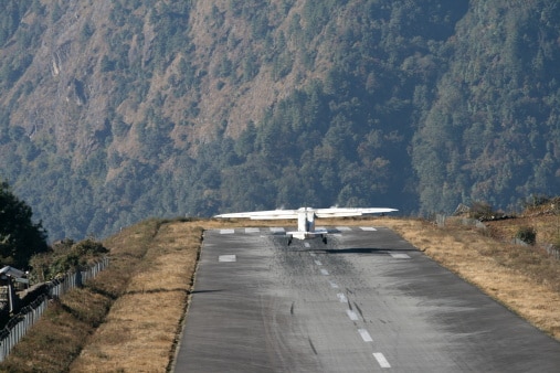Aeropueto Tenzing-Hillary, en Nepal