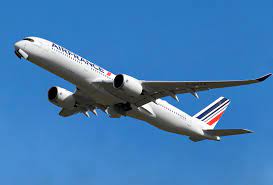 Avion Air France dans les airs