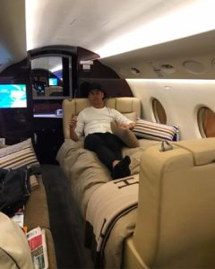 Cristiano Ronald private jet