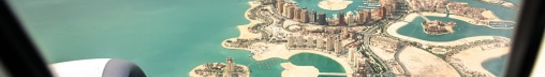 vue hublot sur Doha