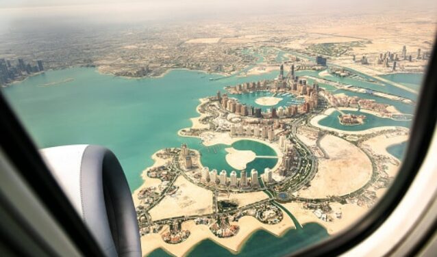 vue hublot sur Doha