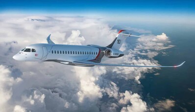 FALCON 10X en vol