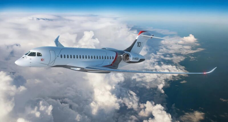 Jet privé FALCON 10X AEOAFFAIRES