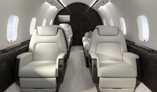 **Balise alt :**

`location jet privé - intérieur luxueux du Challenger 350`