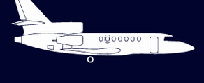 Illustration page localisation de jet privé, avion blanc foncé.