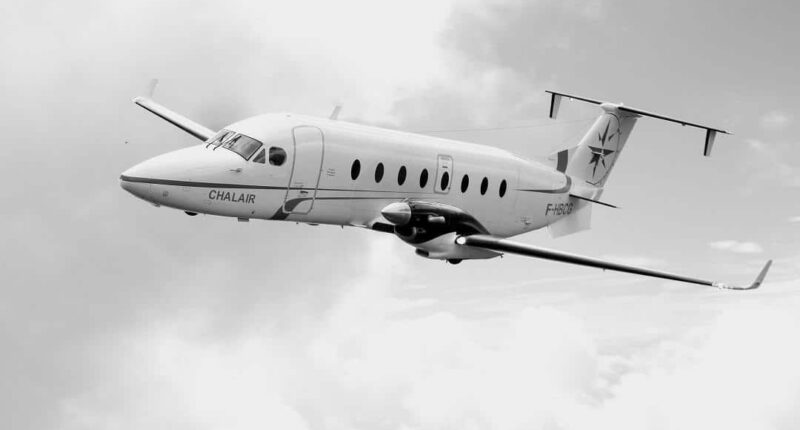 Jet privé Chalair Aviation en vol