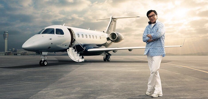 jet privé jackie chan