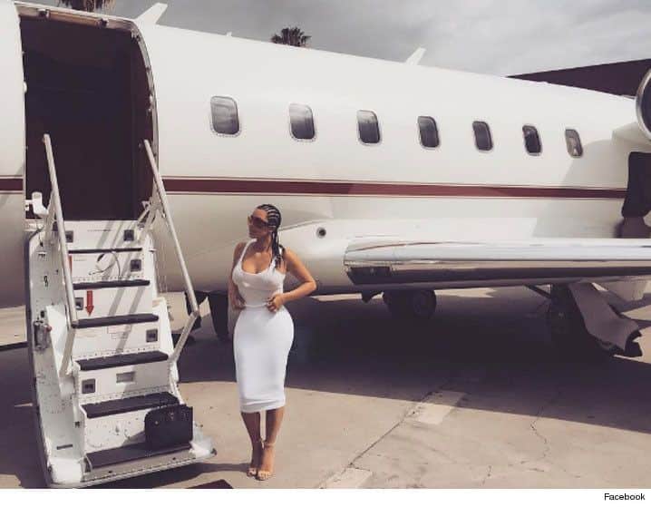 kim kardashian jet privé