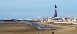Plage de Blackpool