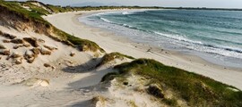Culla bay, sable blanc et eau bleue