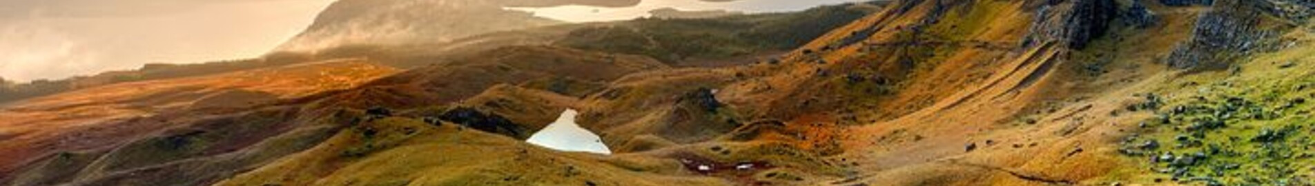 montagne couché de soleil île de skye