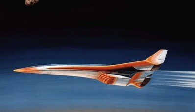 avion supersonique en vol
