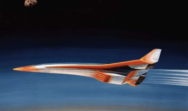 avion supersonique en vol