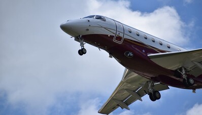 jet privé affrèté illégalement