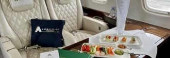 Menus gastronomiques à bord des jets privés. Exemple d'un menu Keto