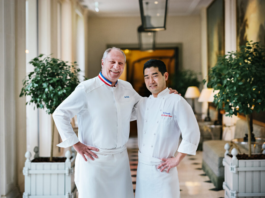 Chef Eric Frechon x Chef Yu Tanaka hotel le Bristol Paris