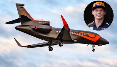 max verstappen private jet feature