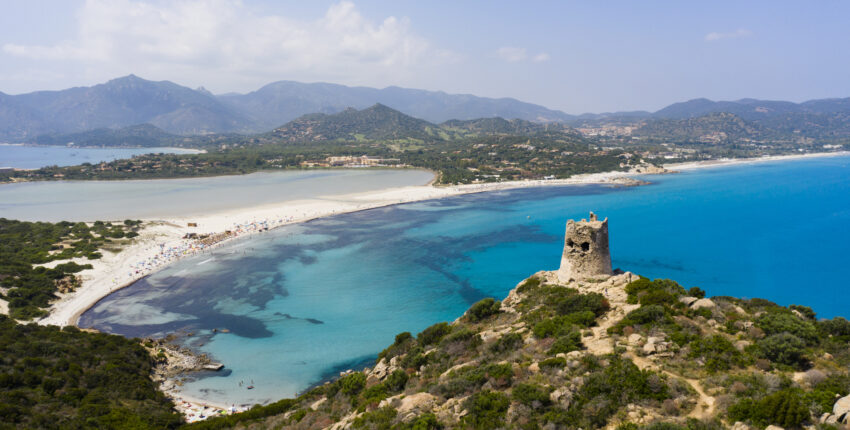 Aerial view of Porto Giunco