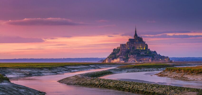 Mont Saint Michel hélicoptère