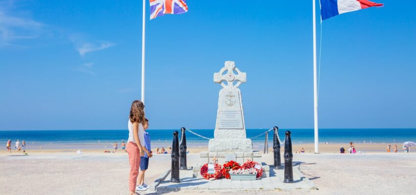 sword beach normandie helicopter tour