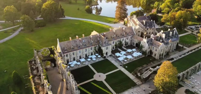 tour helicoptere AbbayedesVauxdeCernay