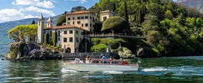 Villa del balbainello jet elicottero