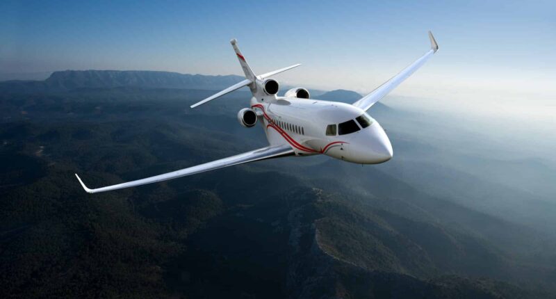 Falcon 7X intérieur