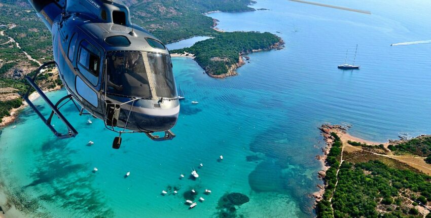 corsica transfert helicoptere