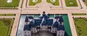 helicoptere Vaux le Vicomte