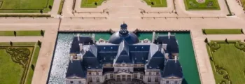 helicoptere Vaux le Vicomte