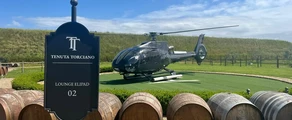 tour vigneti italiani elicottero