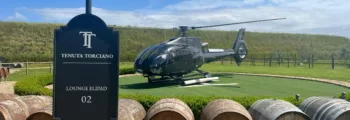 tour vigneti italiani elicottero