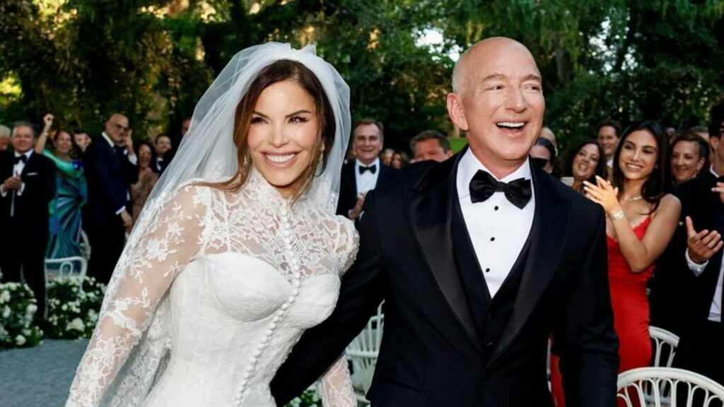 Jeff Bezos jet privé Venice wedding1