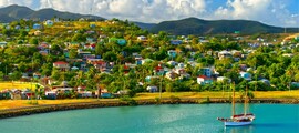 Antigua – Barbuda : transfert en hélicoptère