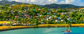Antigua – Saint-Barthélemy : transfert en hélicoptère