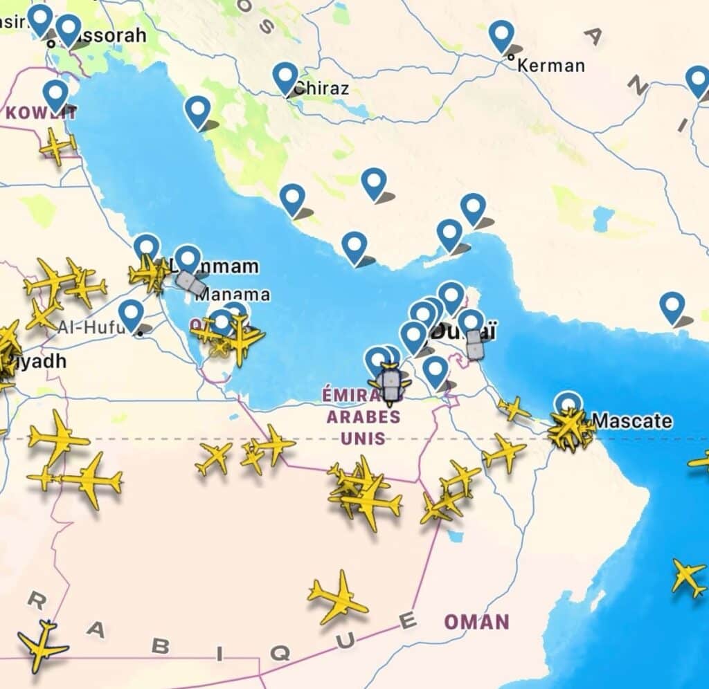 Espaces aériens instables au Moyen-Orient : quelles conséquences pour l’aviation d’affaires ?